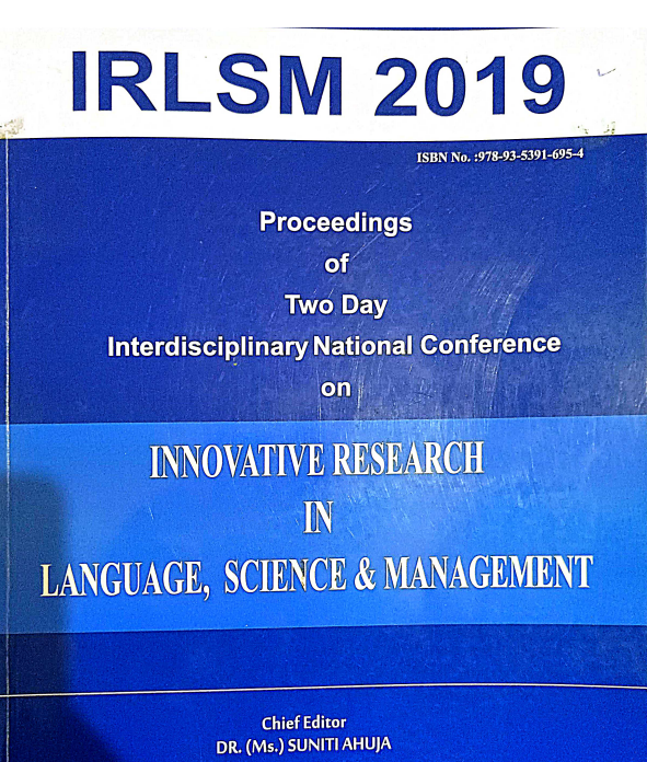 Innovative Research  in Language, Science & Management 